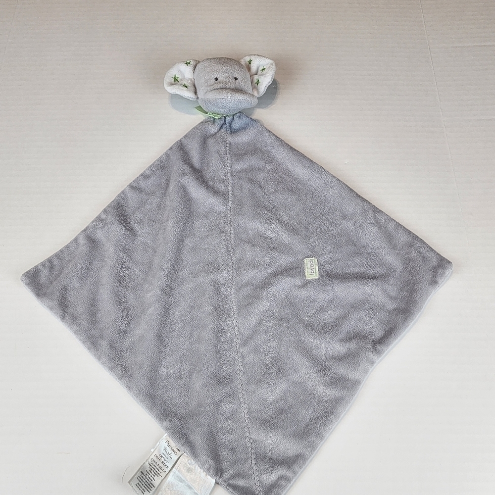 Precious Firsts by Carter's Elephant Rattle Security Blanket Lovey Loved / Stars